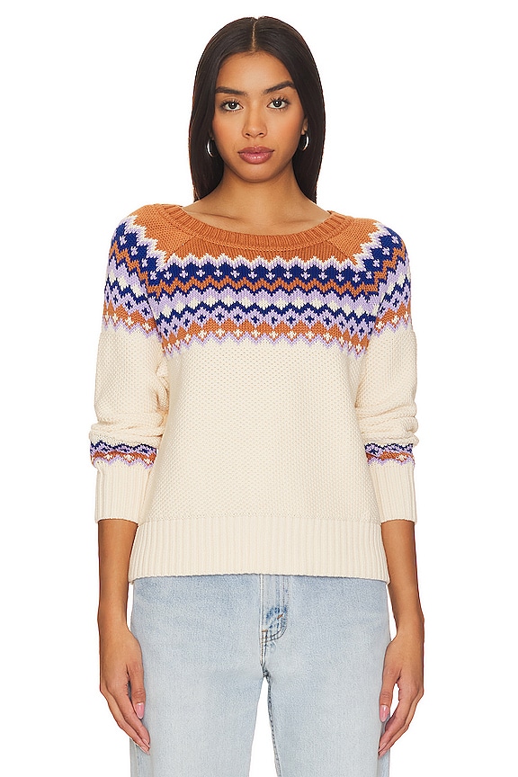 525 Jen Fair Isle Pullover Sweater