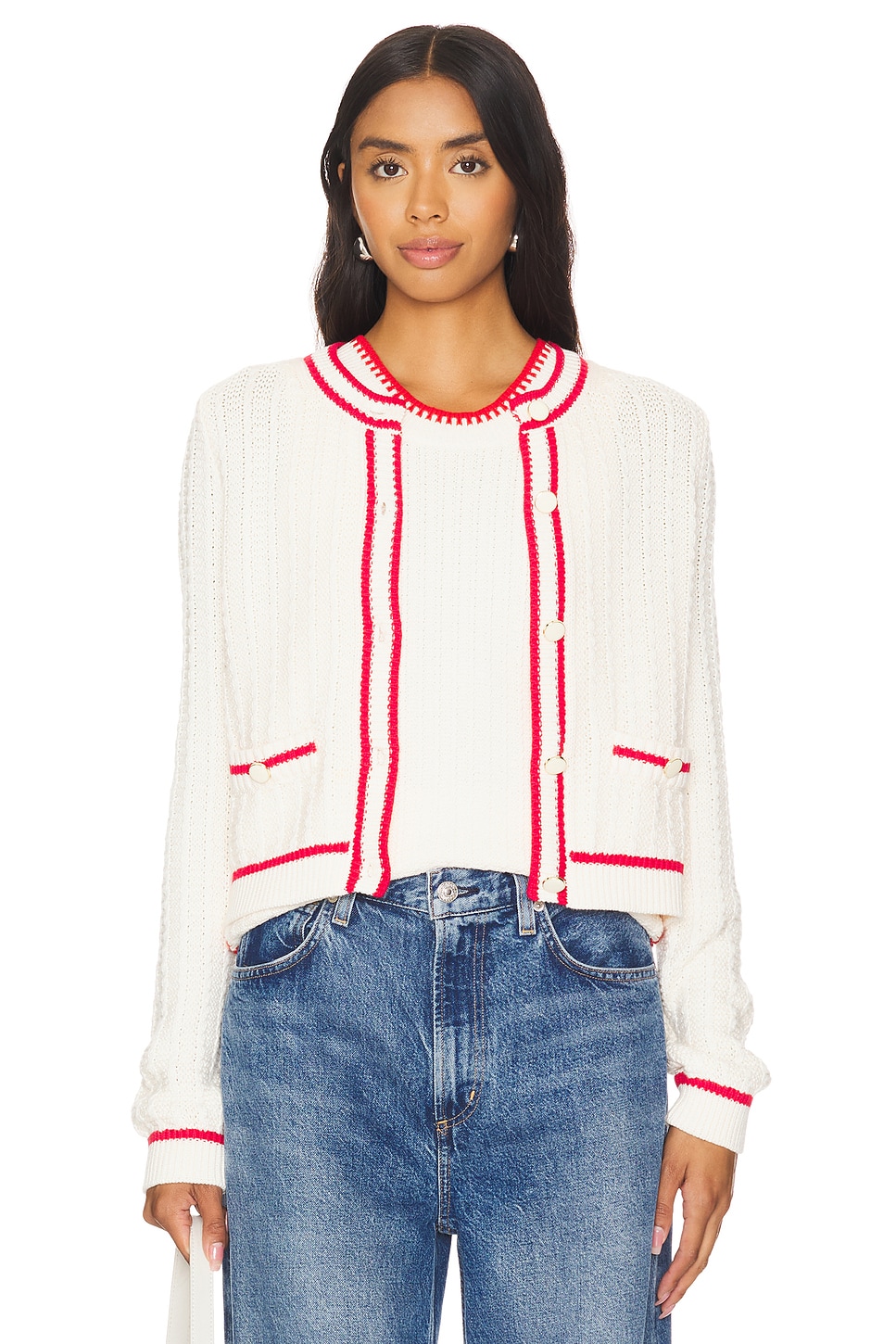 525 Laurel Crew Neck Trophy Cardi