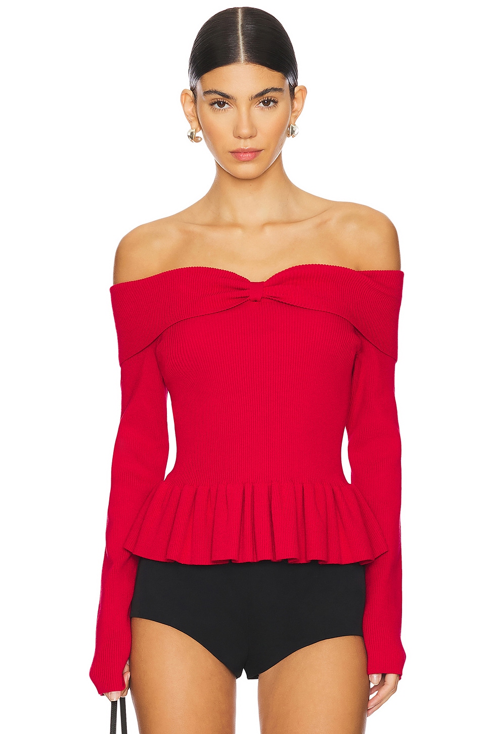 525 Morgan Off Shoulder Peplum Top