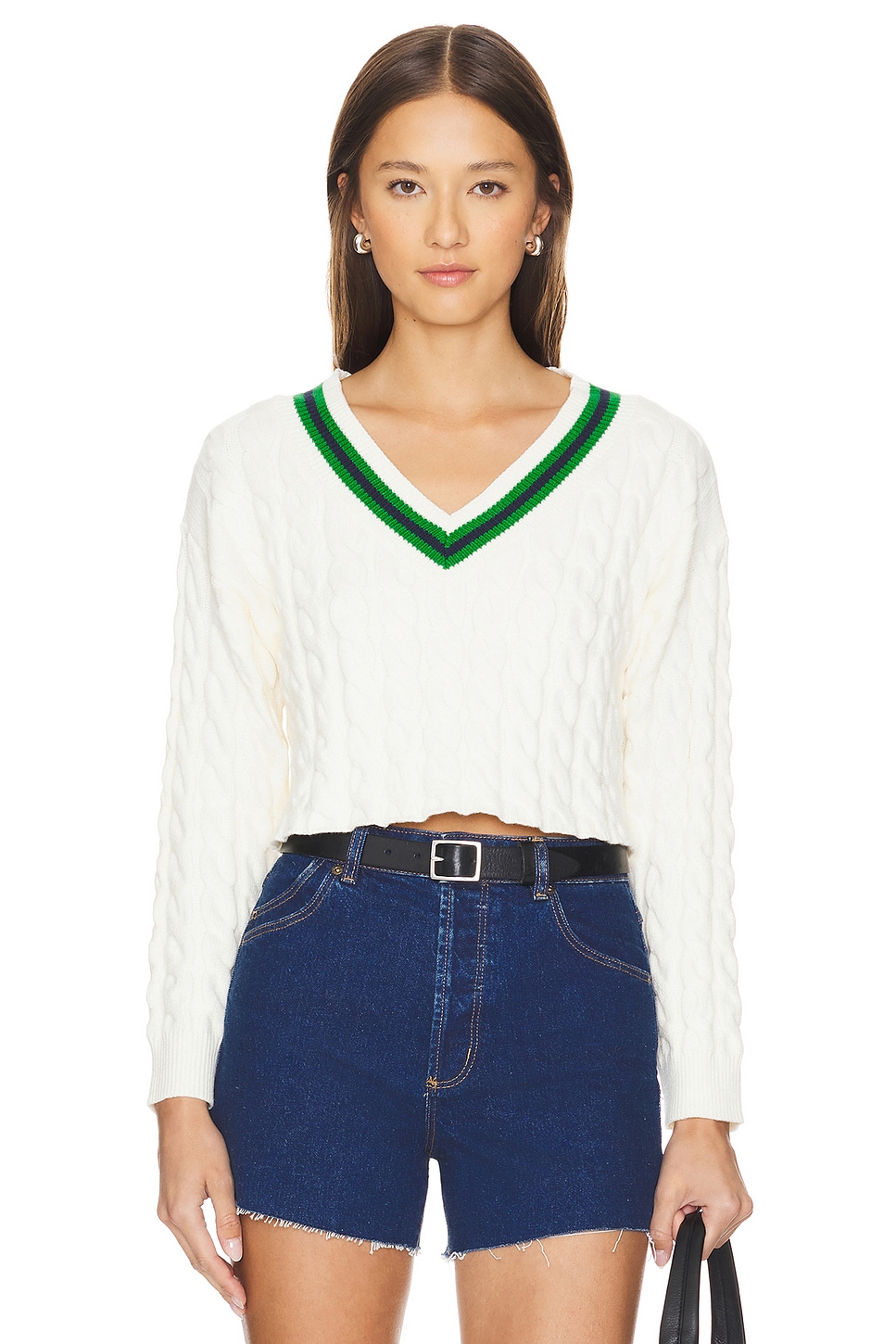 ALL THE WAYS Darlah Crop Sweater