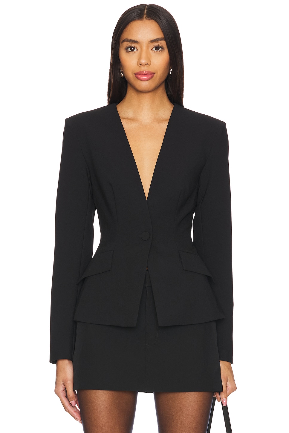 ALL THE WAYS Elizabeth Deep V Blazer