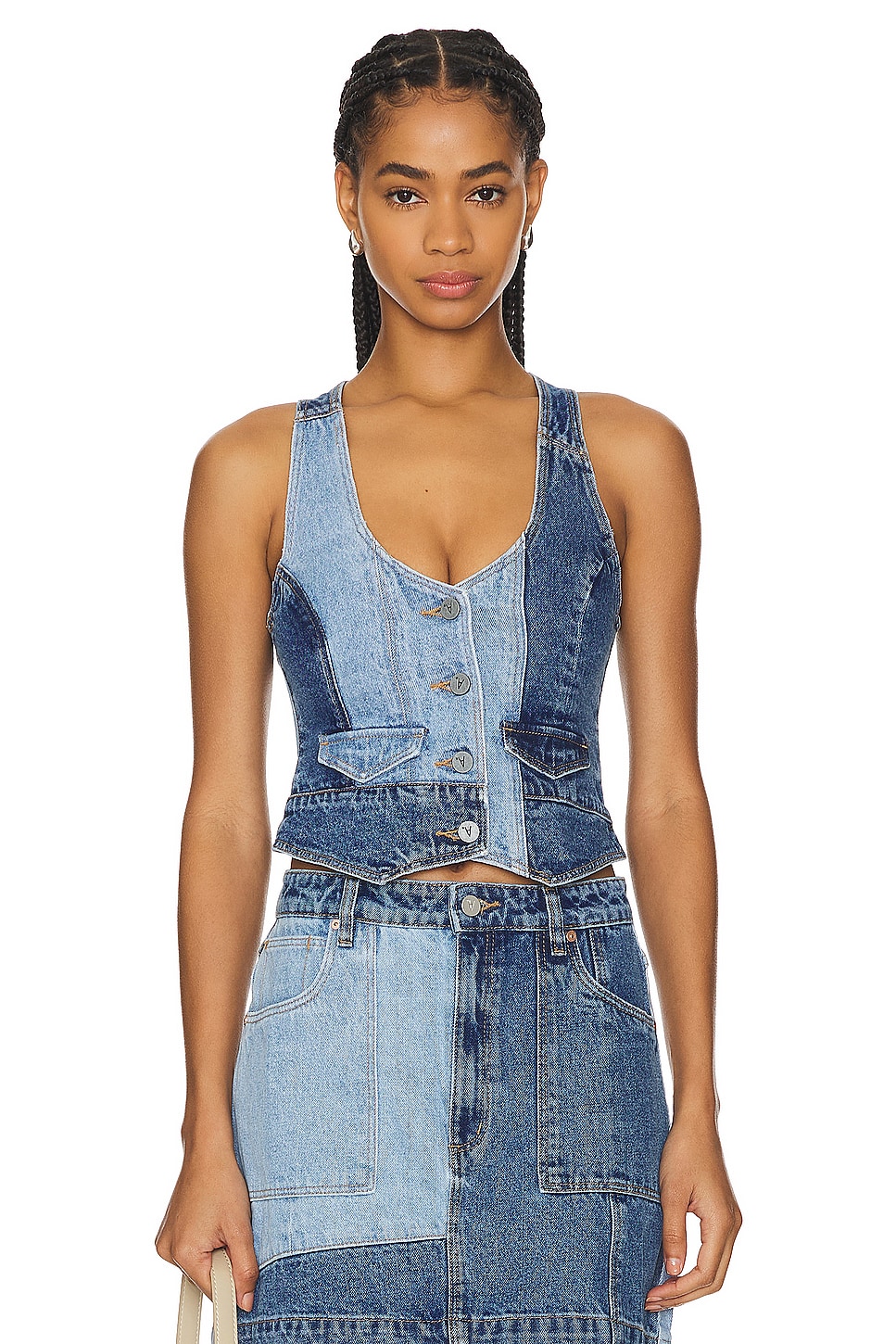 Abrand Denim Vest