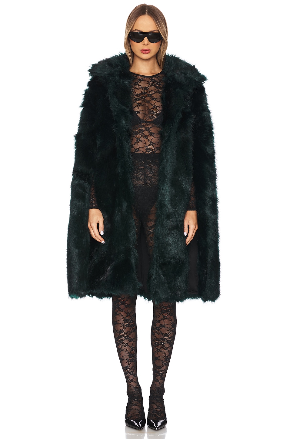 Adrienne Landau The Naomi Faux Fur Coat