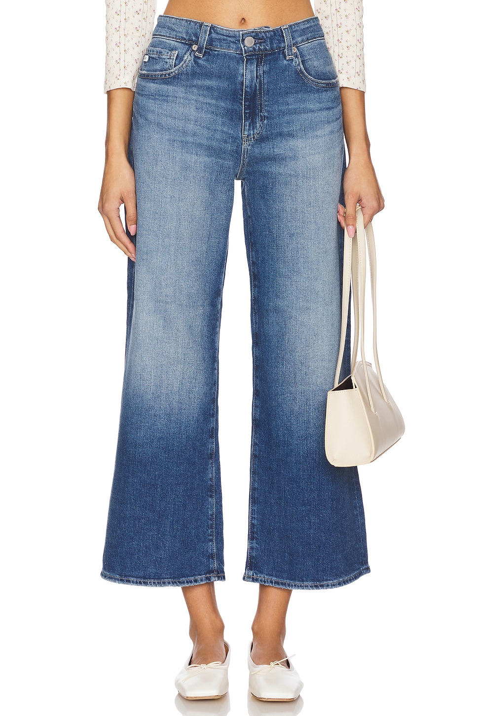 AG Jeans Saige Wide Leg Crop