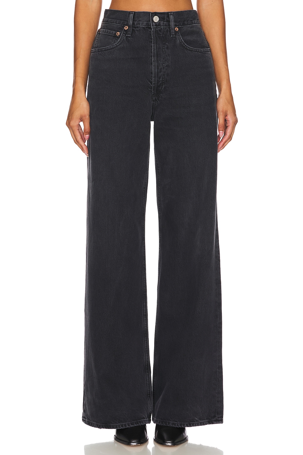 AGOLDE Dame High Rise Wide Leg