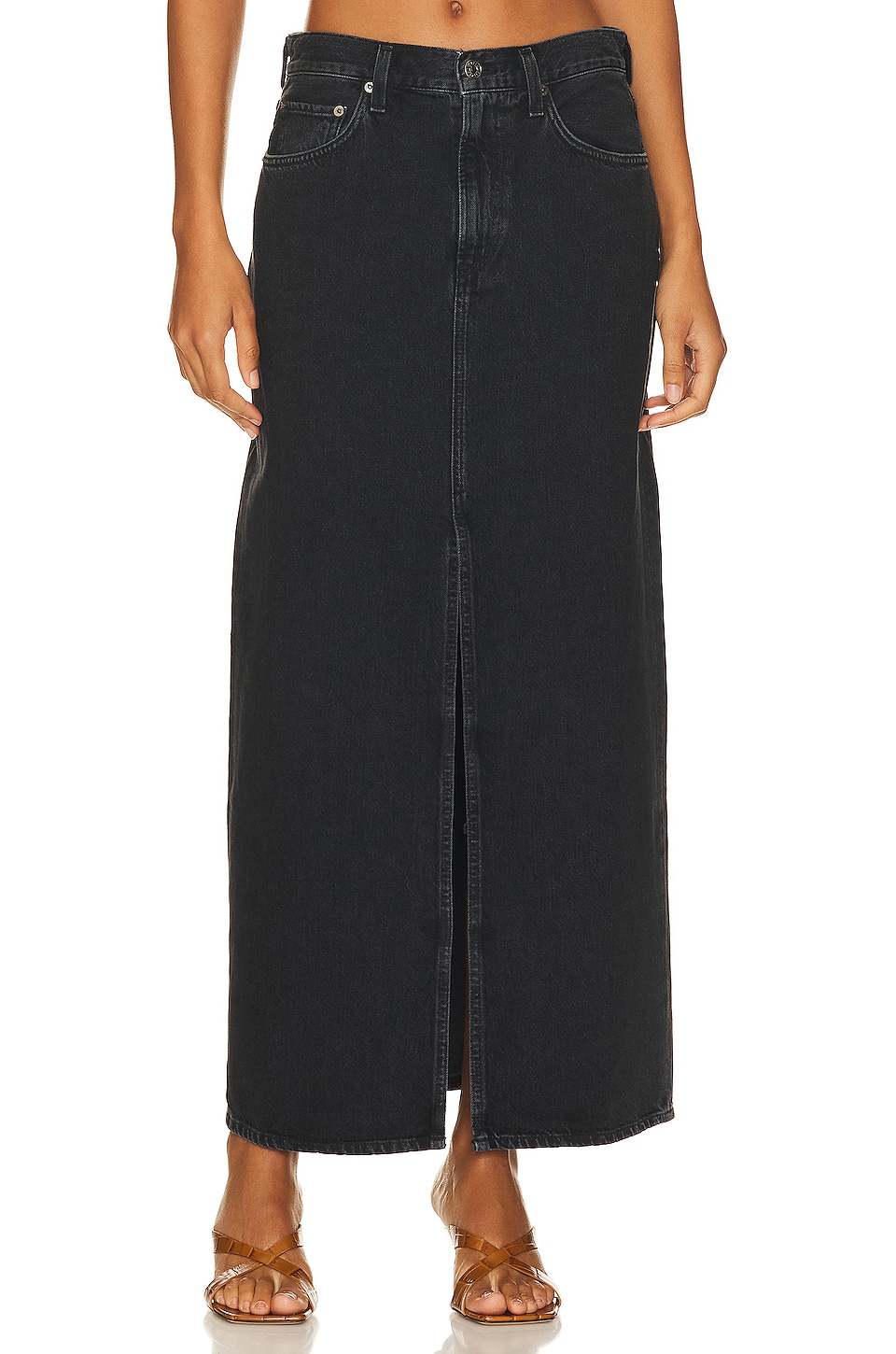 AGOLDE Leif Low Slung Skirt