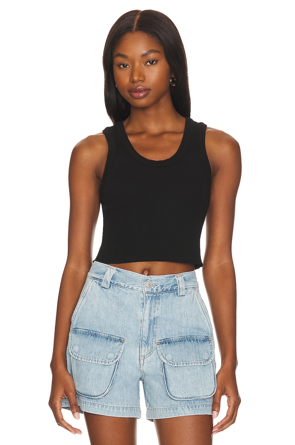 AGOLDE Cropped Poppy Tank