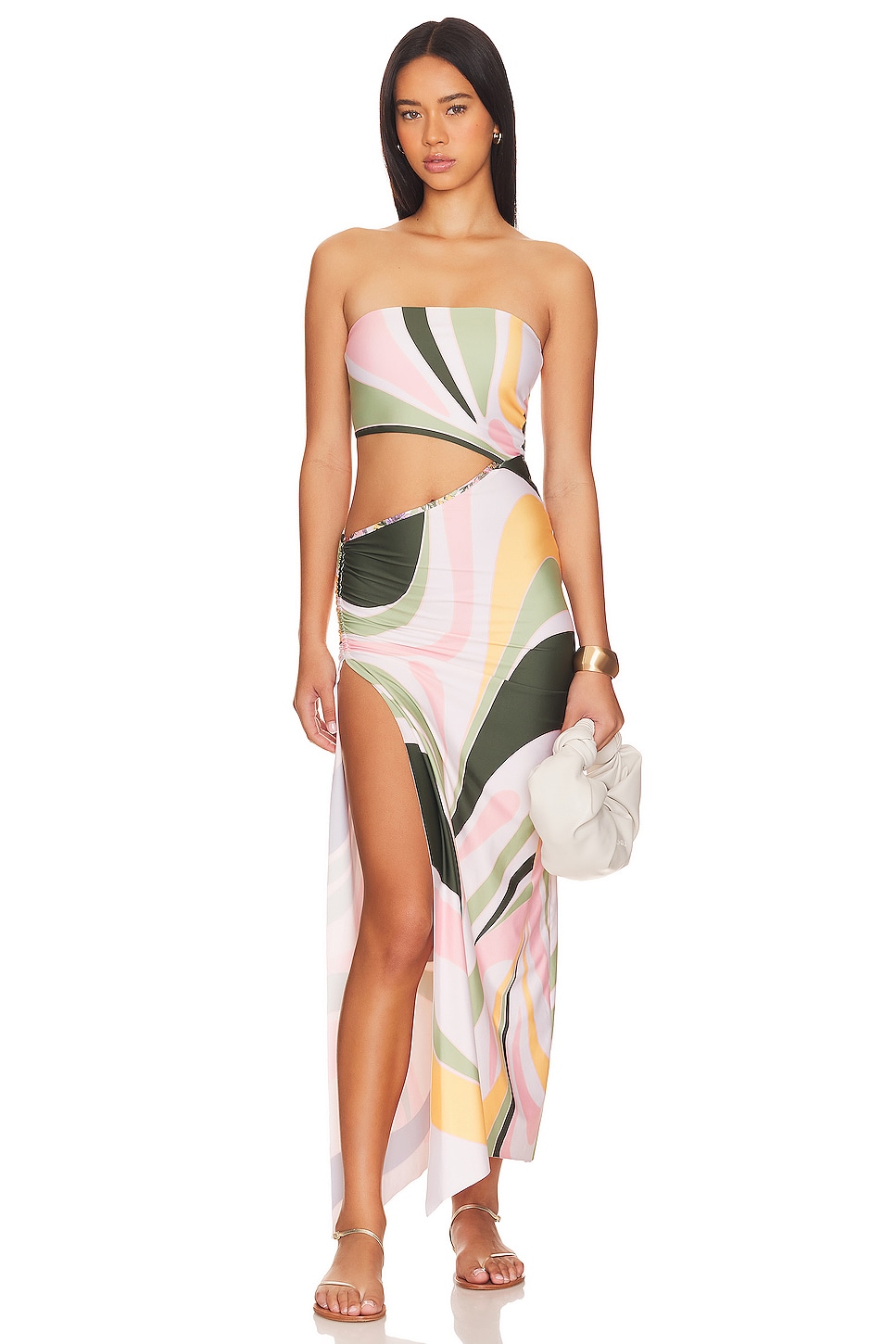 Agua Bendita X Revolve Gwen Vitreo Midi Dress