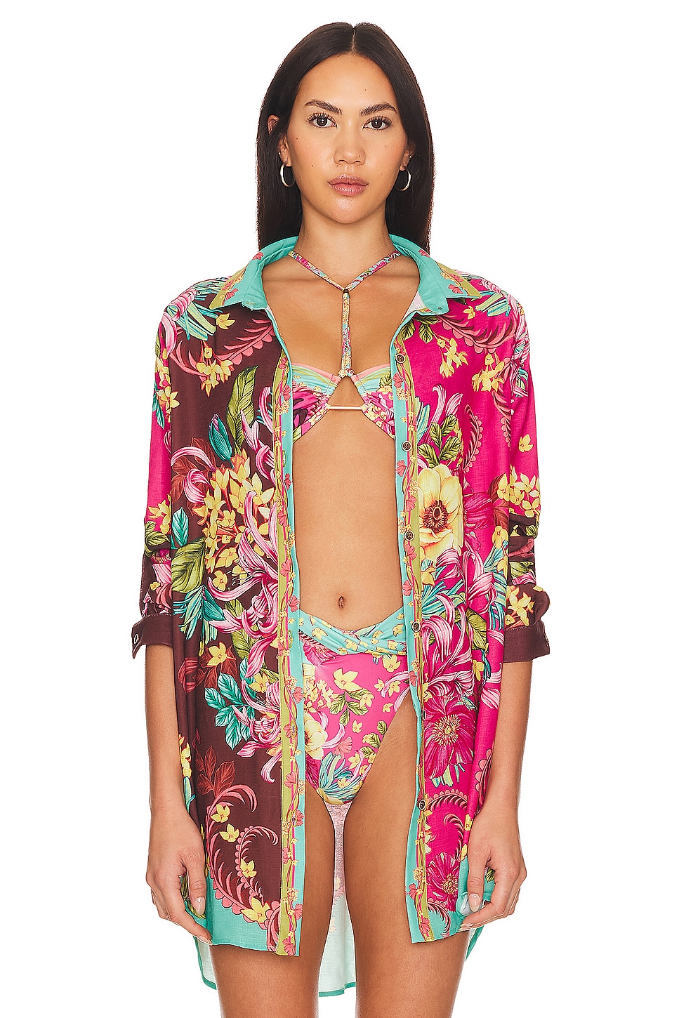 Agua Bendita X Revolve Crystal Shirt