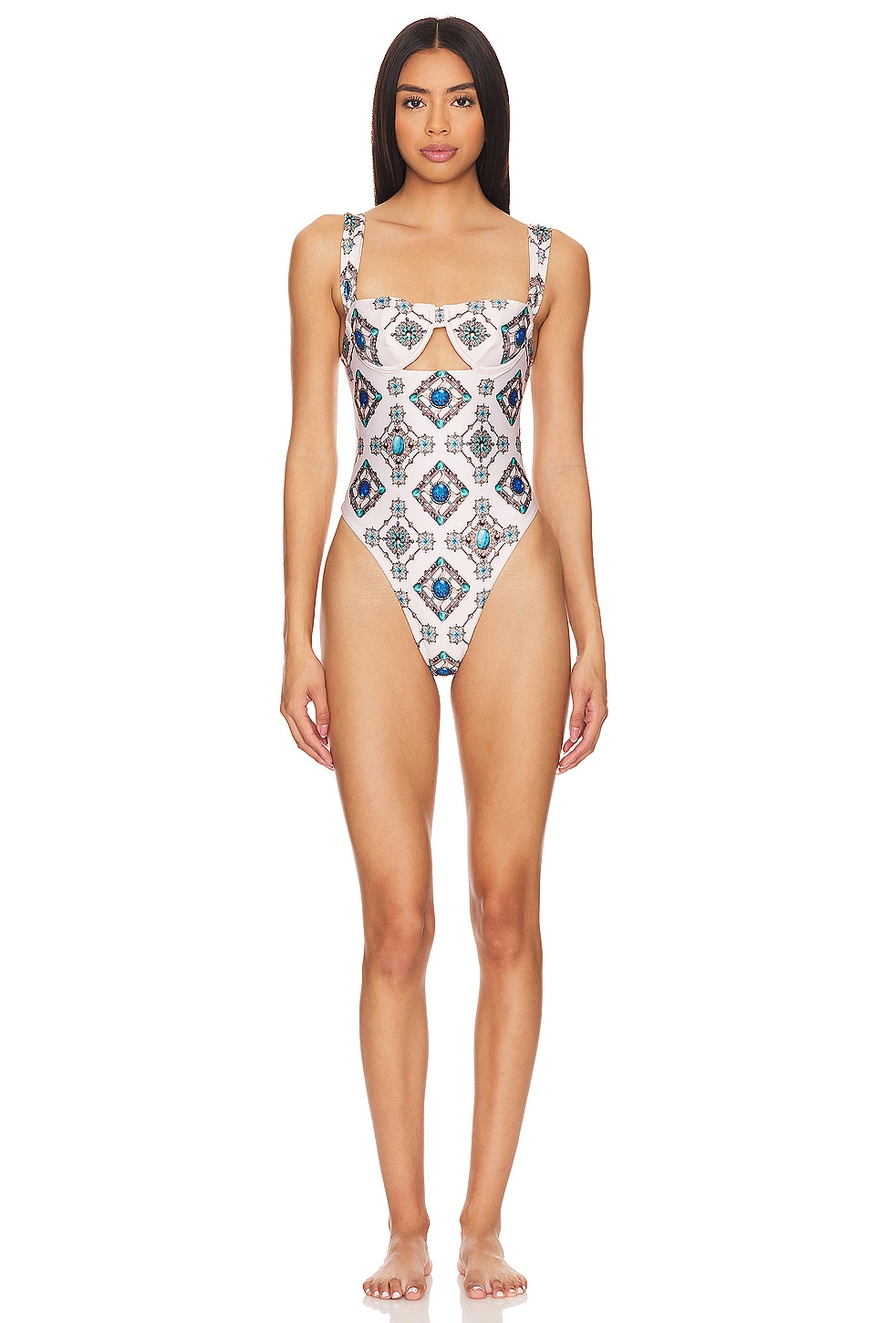 Agua by Agua Bendita Citrino Platero One Piece