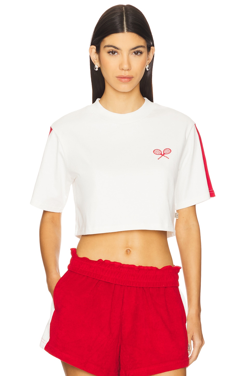 Araminta James Racquet Crop Tee