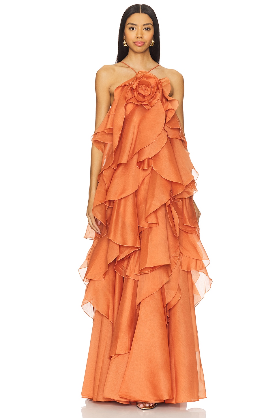 Aje Pandorea Layered Maxi Dress