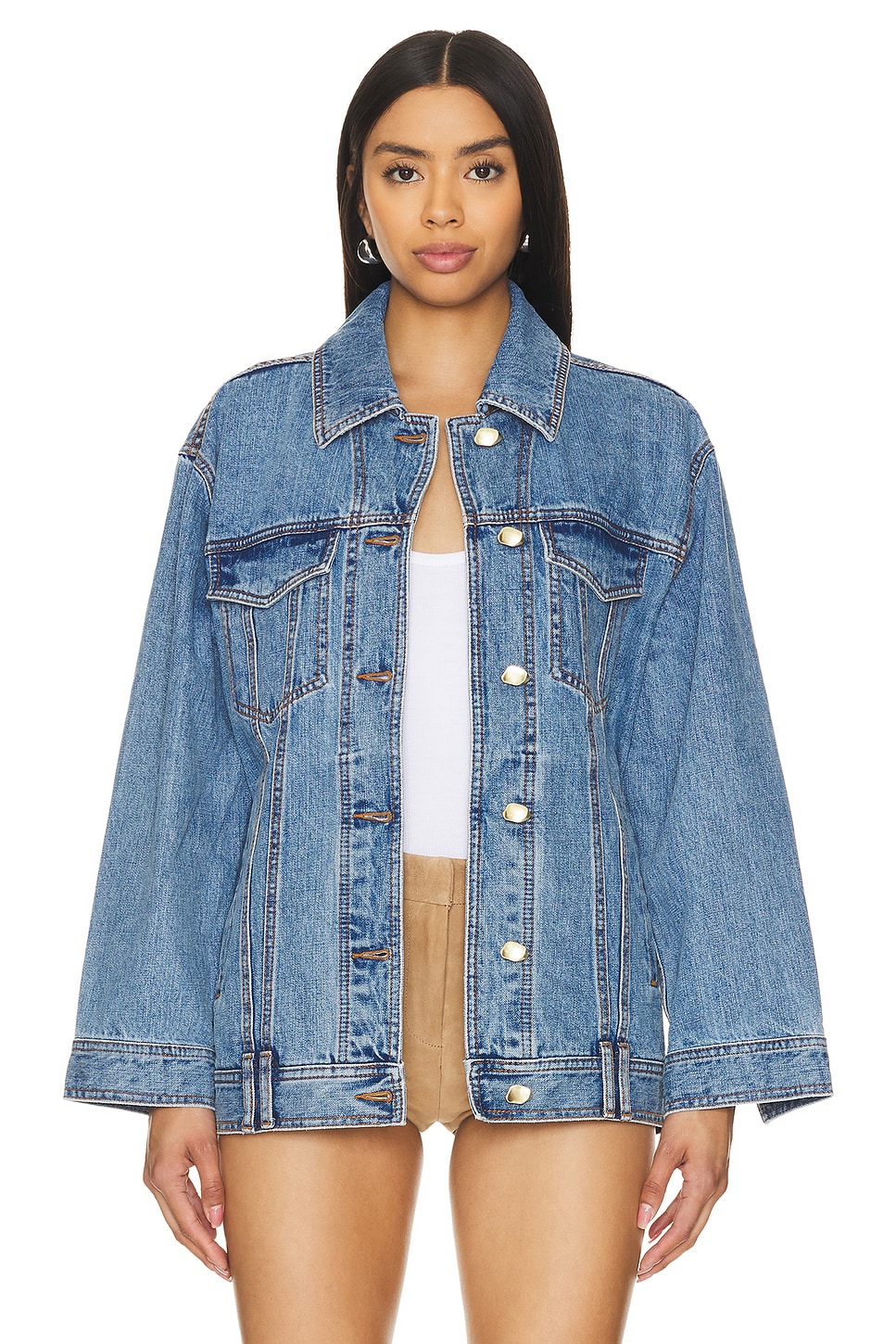 Aje Aradia Oversized Denim Jacket