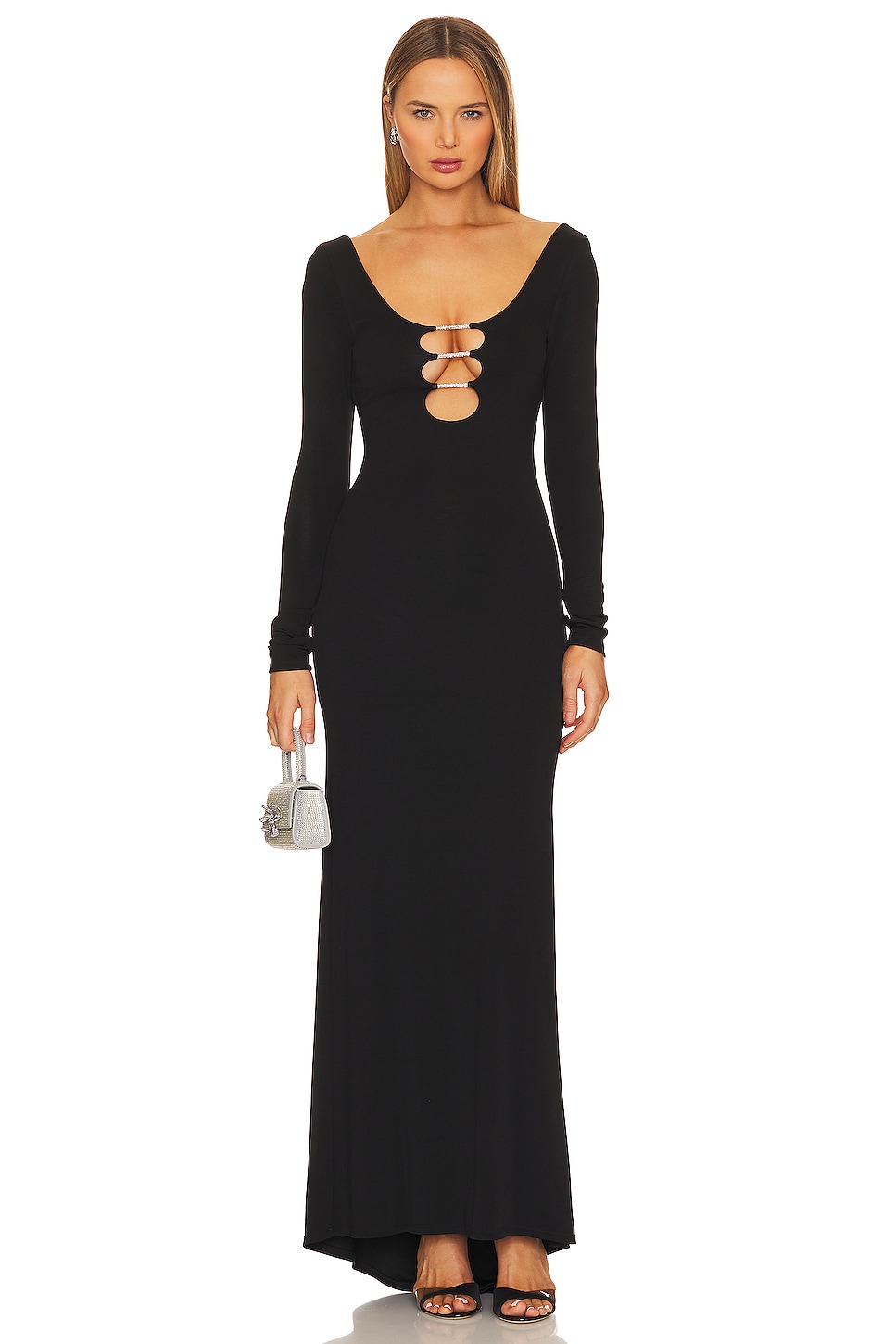 Alice + Olivia Kalena Cutout Maxi Dress