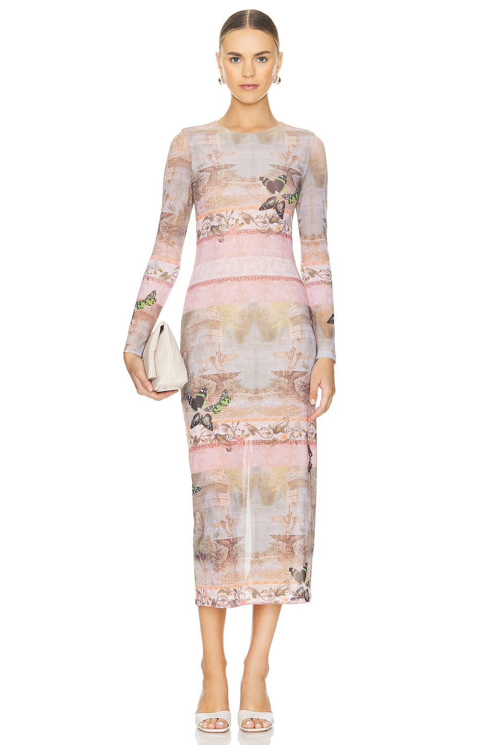 Alice + Olivia Delora Midi Dress