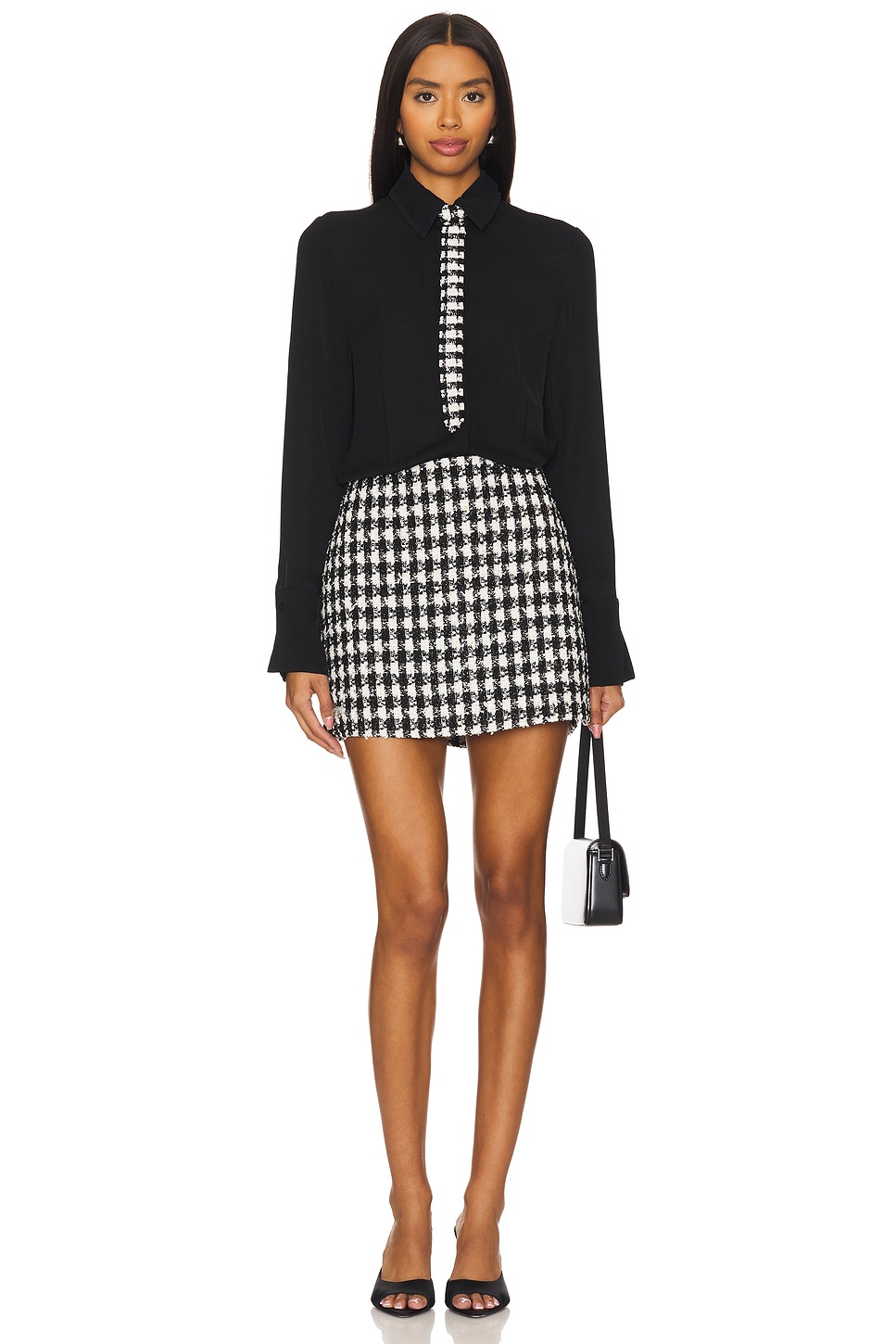 Alice + Olivia Mattie Mini Shirt Dress