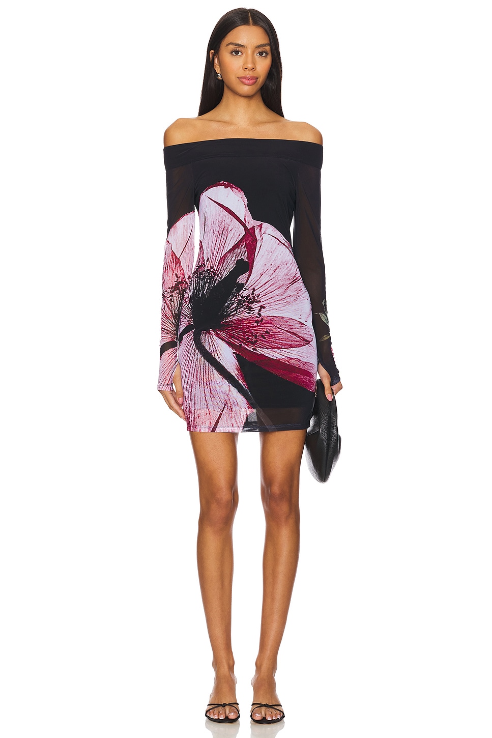 Alice + Olivia Dorinda Mini Dress With Thumbholes