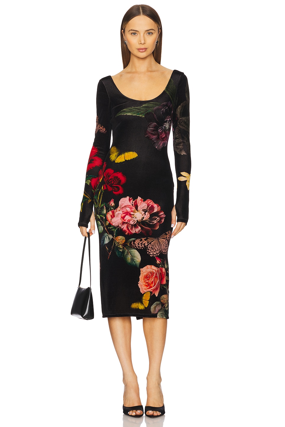 Alice + Olivia Delora Ankle Length Dress