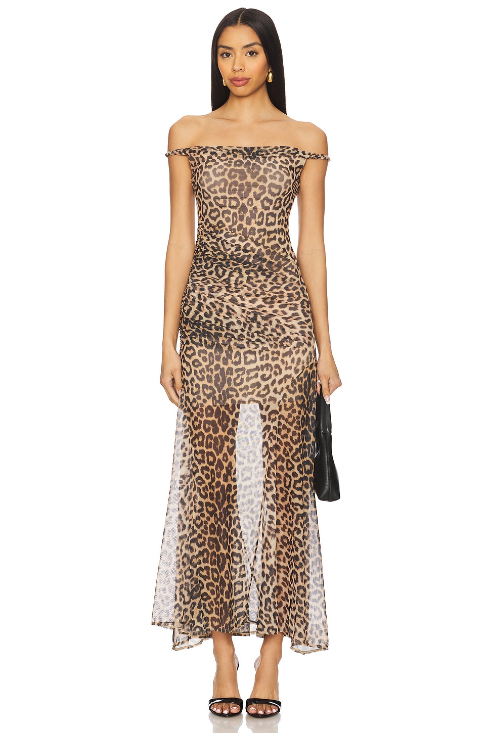 Alice + Olivia Bianca Twist Midi Dress