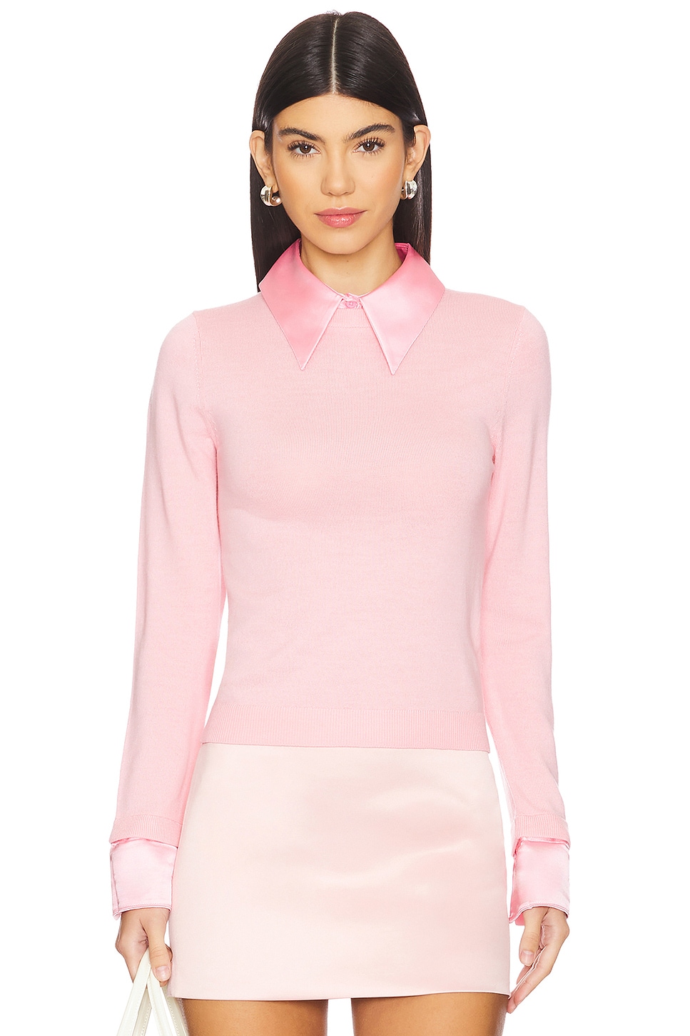 Alice + Olivia Porla Collared Sweater