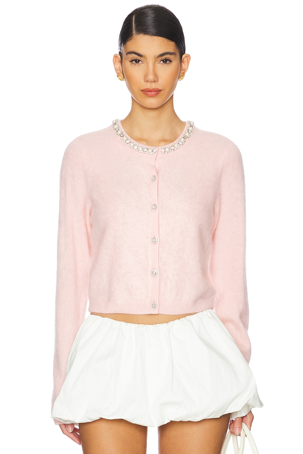 Alice + Olivia Dollie Long Sleeve Cardigan