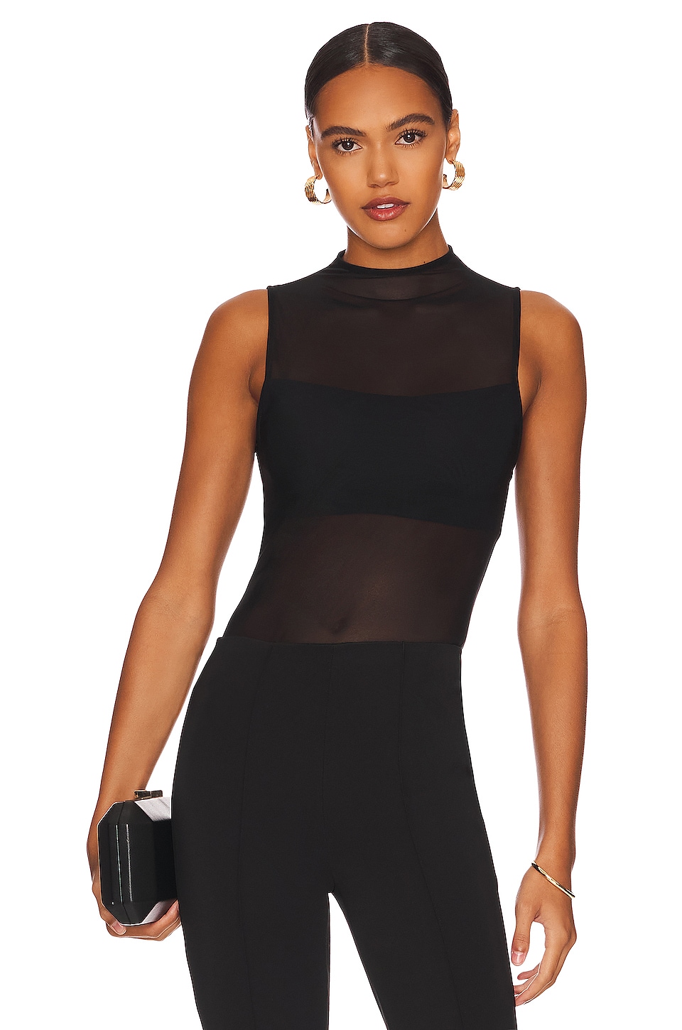 Alice + Olivia Nichol Mesh Bodysuit