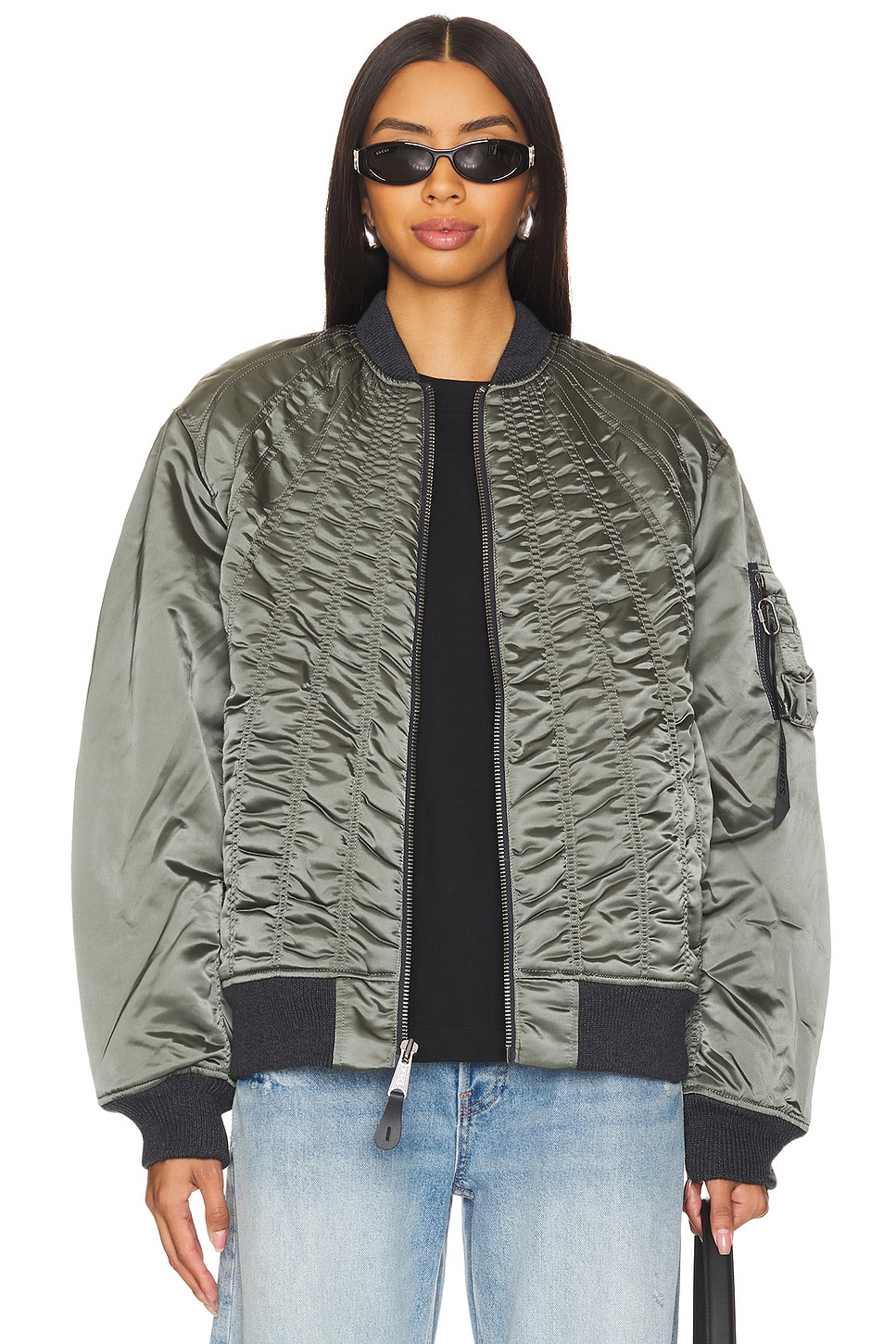 ALPHA INDUSTRIES Ma-1 Shirring Flight Jacket