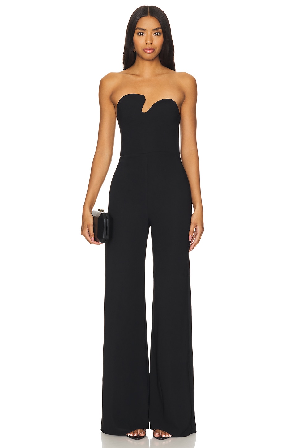 Amanda Uprichard Strapless Puzzle Jumpsuit