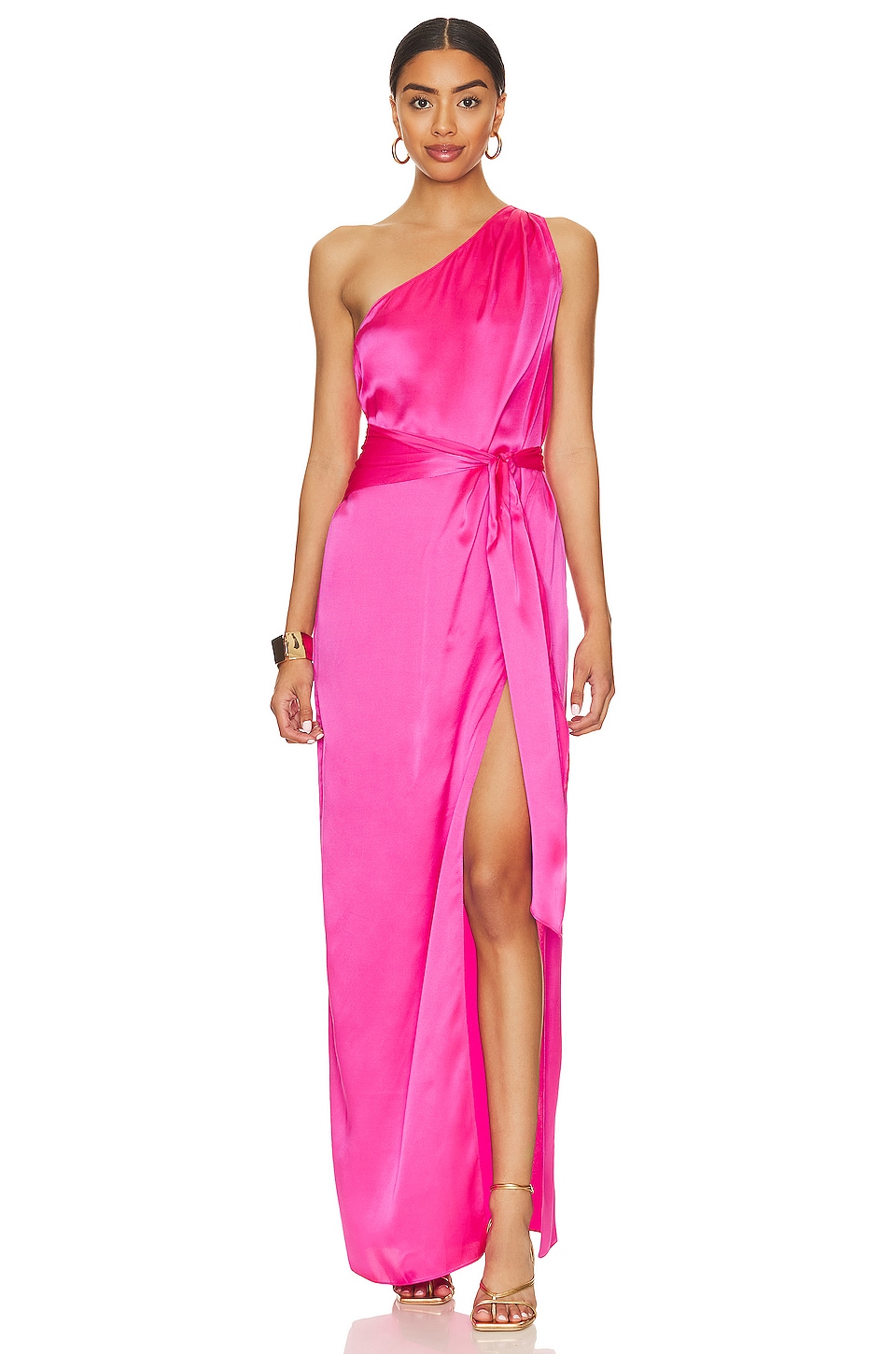 Amanda Uprichard x REVOLVE Delmar Gown In Cerise