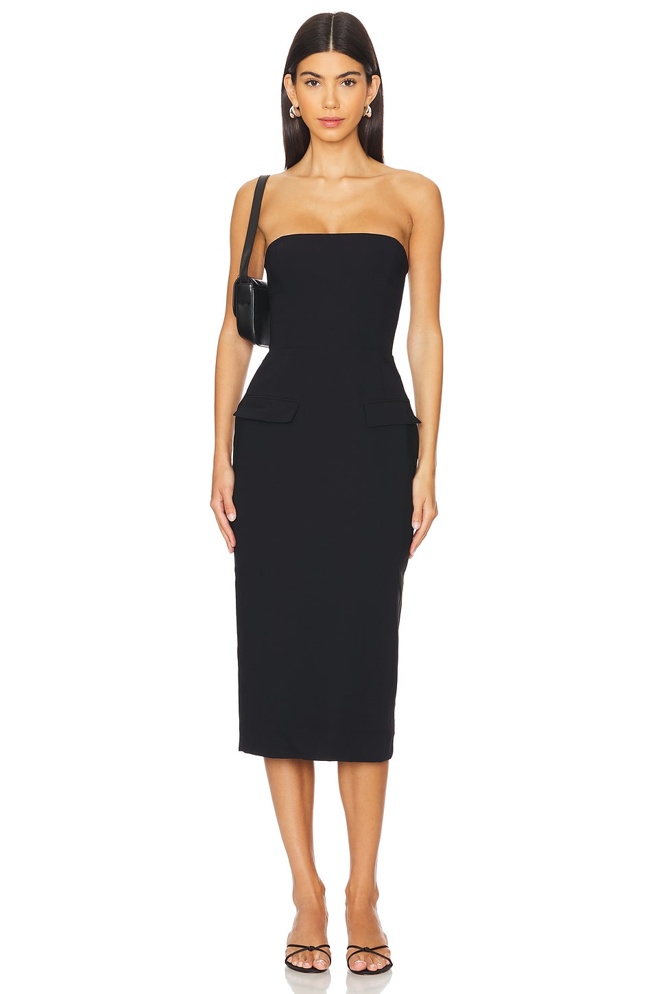 Amanda Uprichard x REVOLVE Strapless Bethany Midi Dress