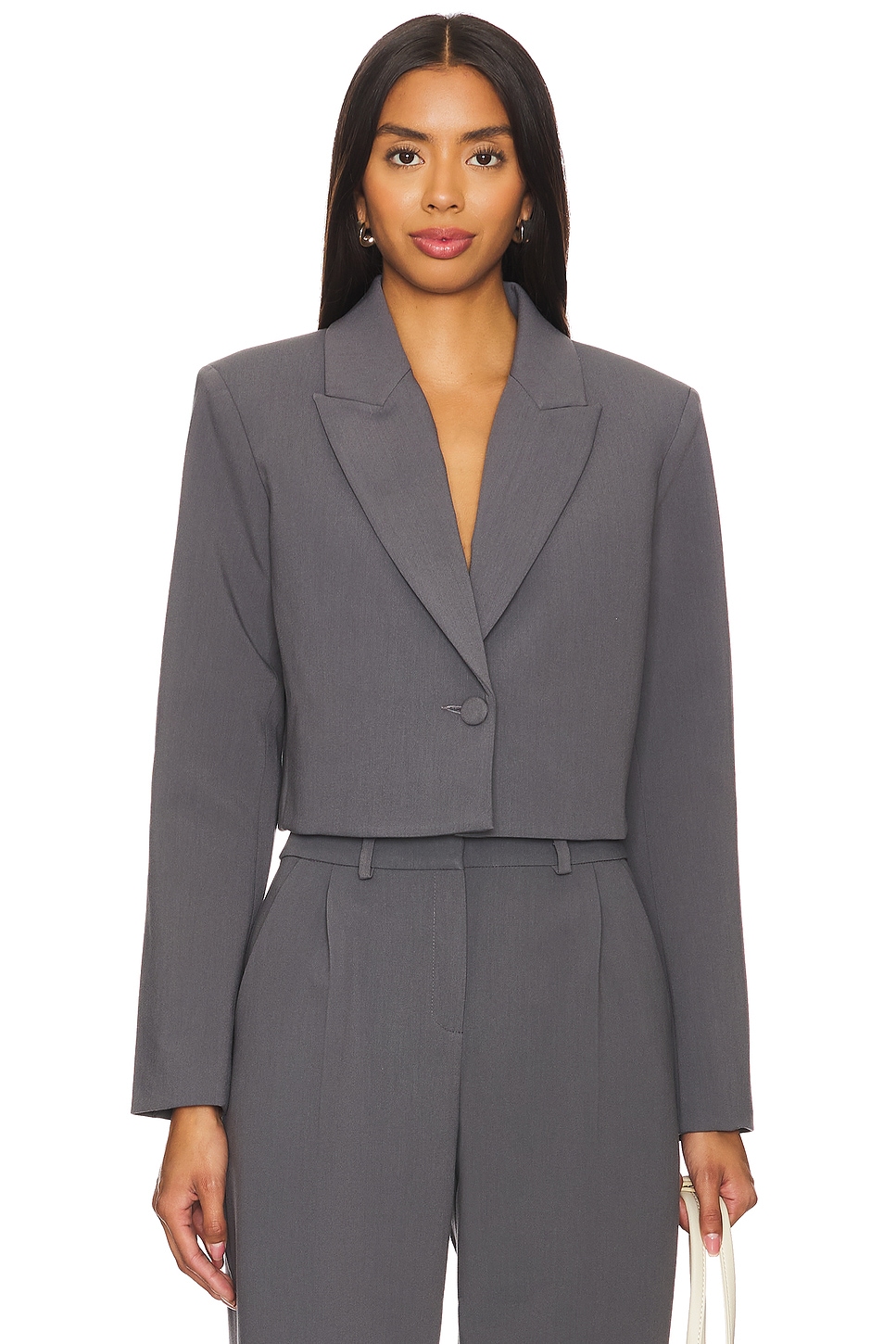 Amanda Uprichard Reggie Crop Blazer