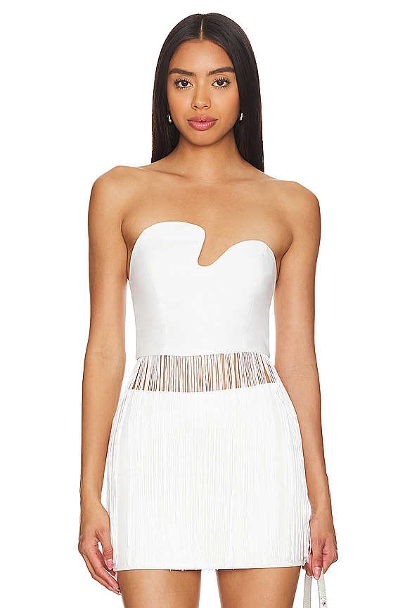 Amanda Uprichard x REVOLVE Puzzle Strapless Top