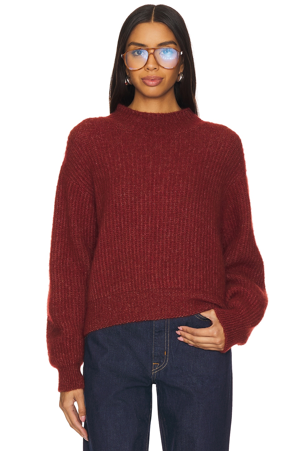 American Vintage East Mock Neck Pullover