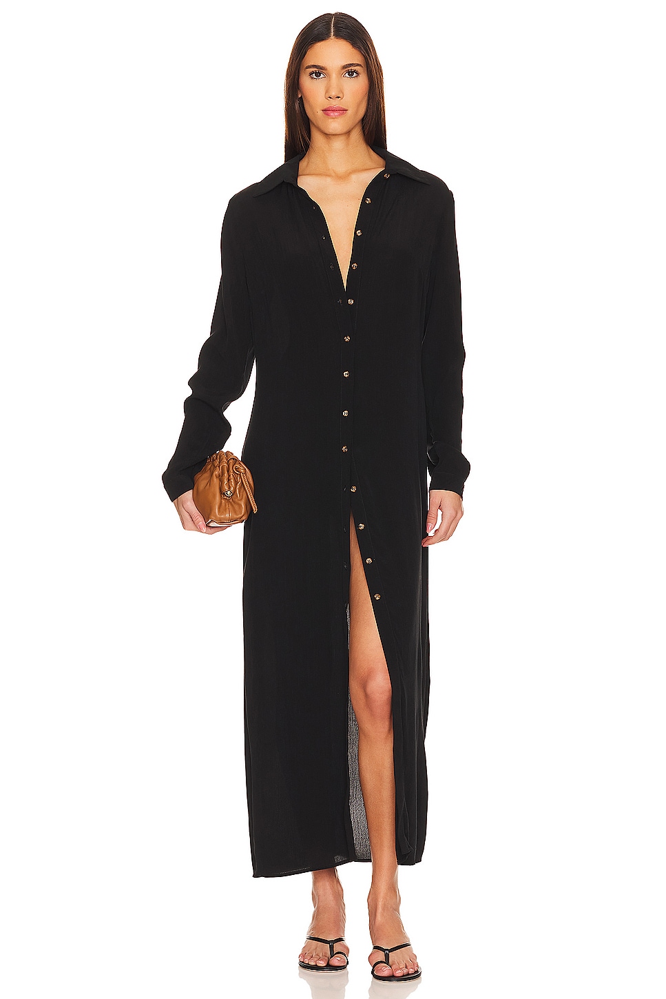 Anemos Maxi Shirt Dress