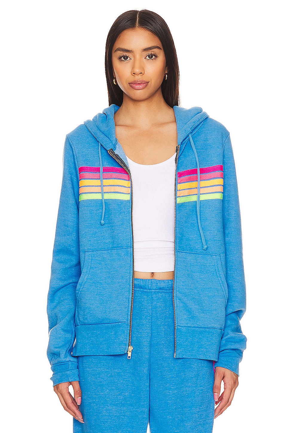 Aviator Nation X Revolve 5 Stripe Hoodie