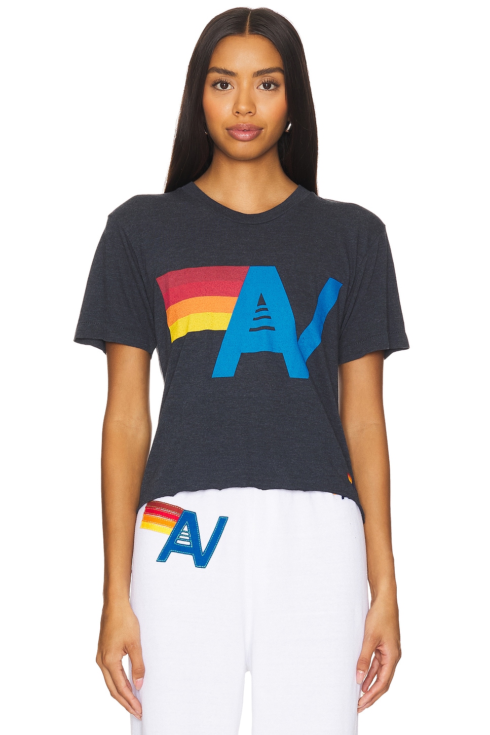 Aviator Nation Logo Boyfriend T-shirt