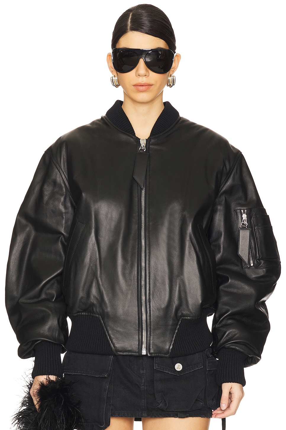 THE ATTICO Anja Bomber Jacket