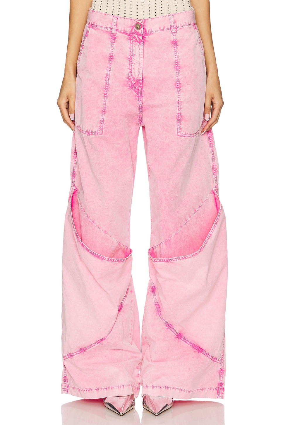 THE ATTICO Wide Leg Pant