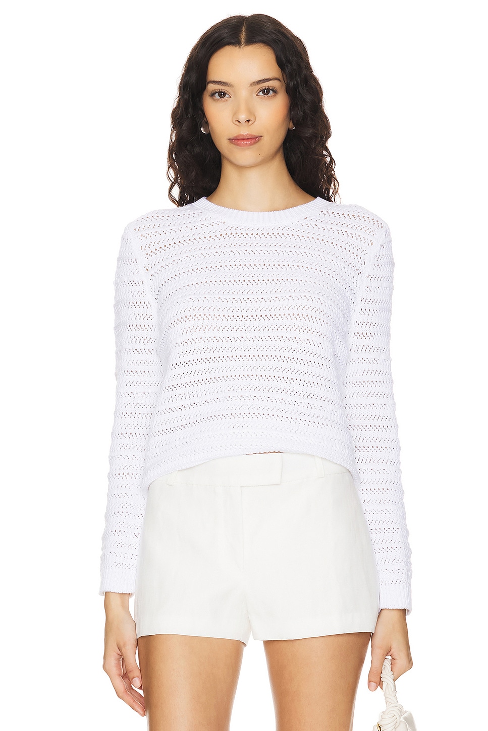 Autumn Cashmere Mesh Crew Sweatshirt