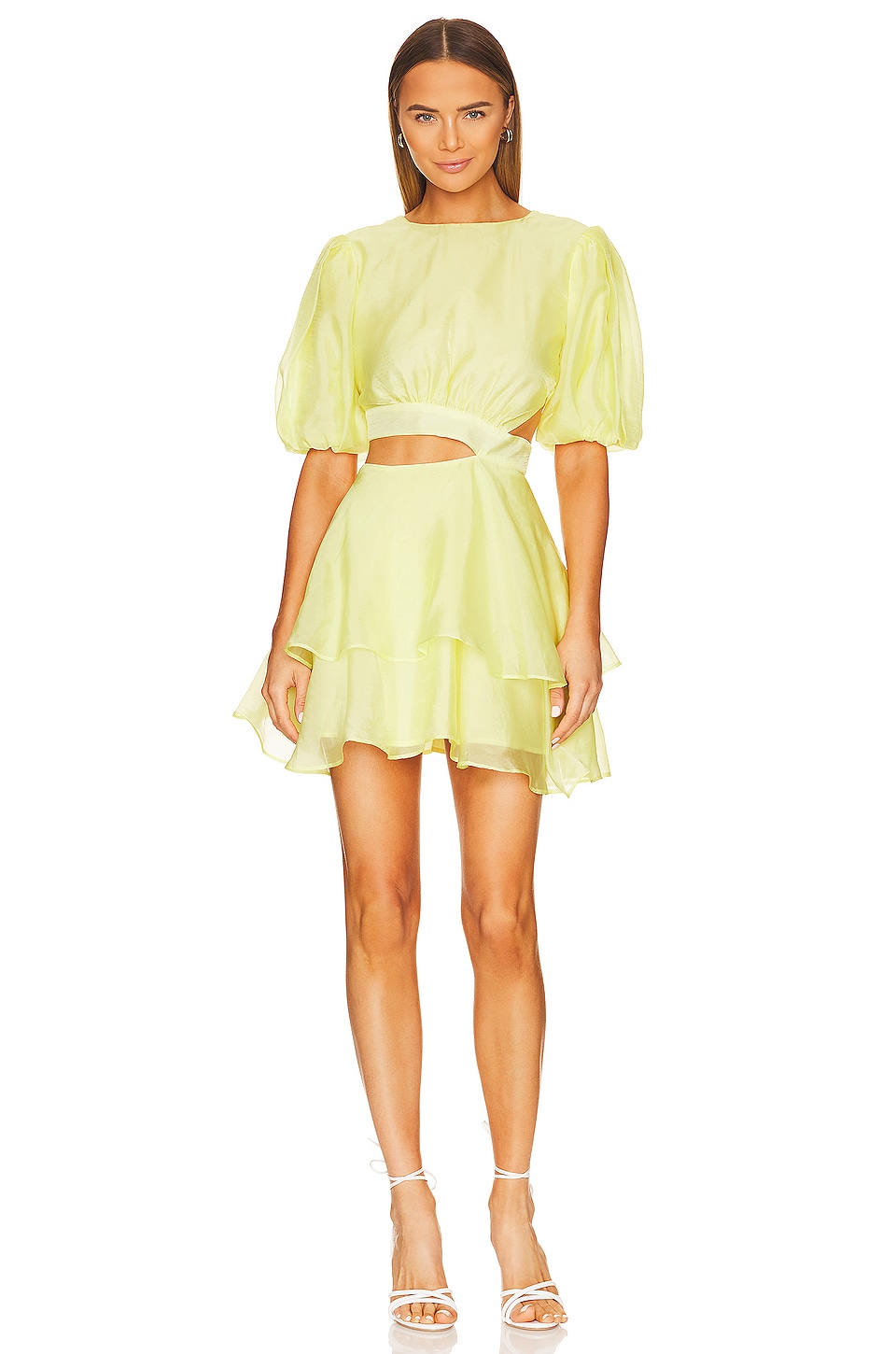 Bardot Enya Organza Mini Dress