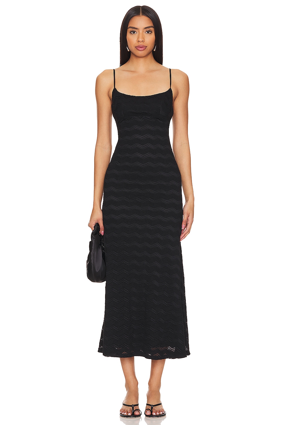 Bardot Adoni Zig Zag Midi Dress