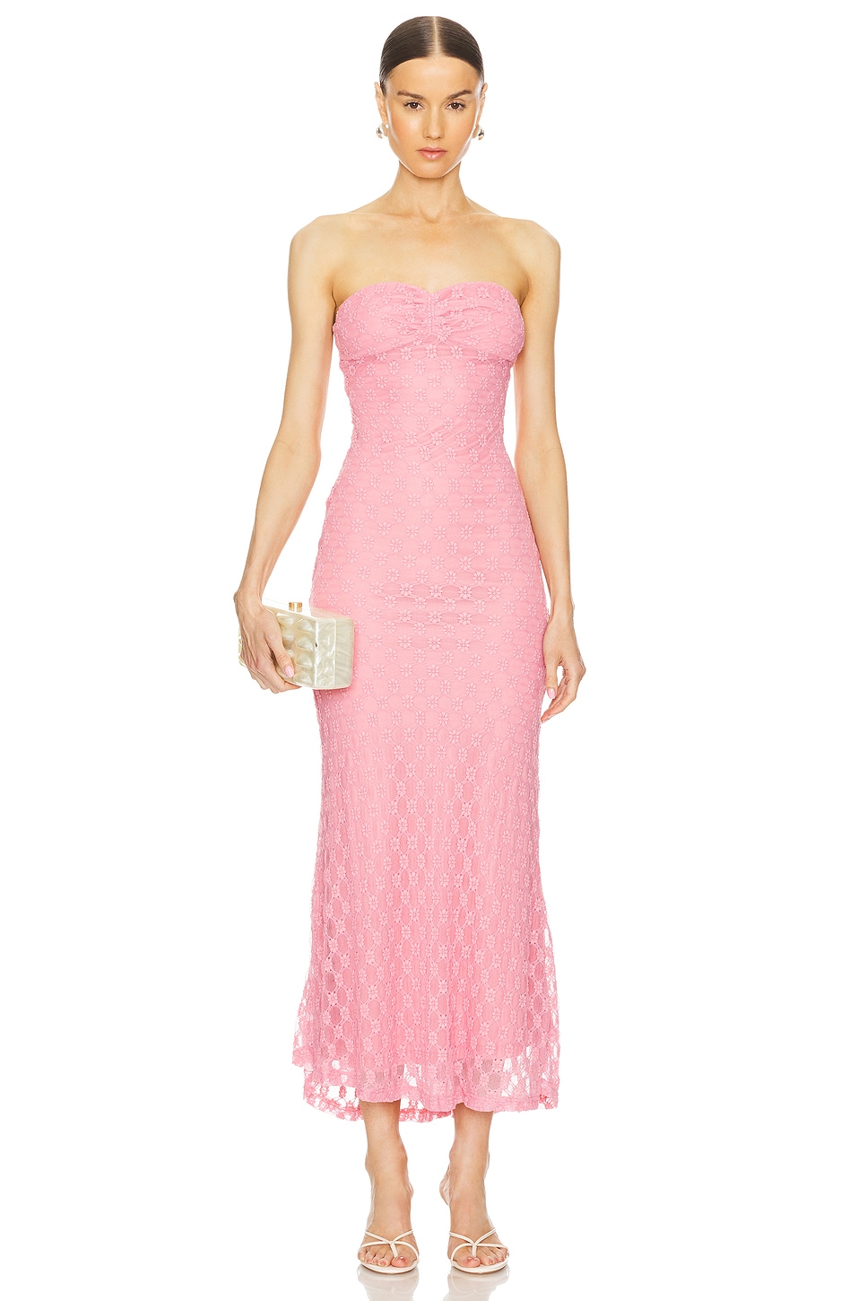 Bardot x REVOLVE Adoni Strapless Midi Dress