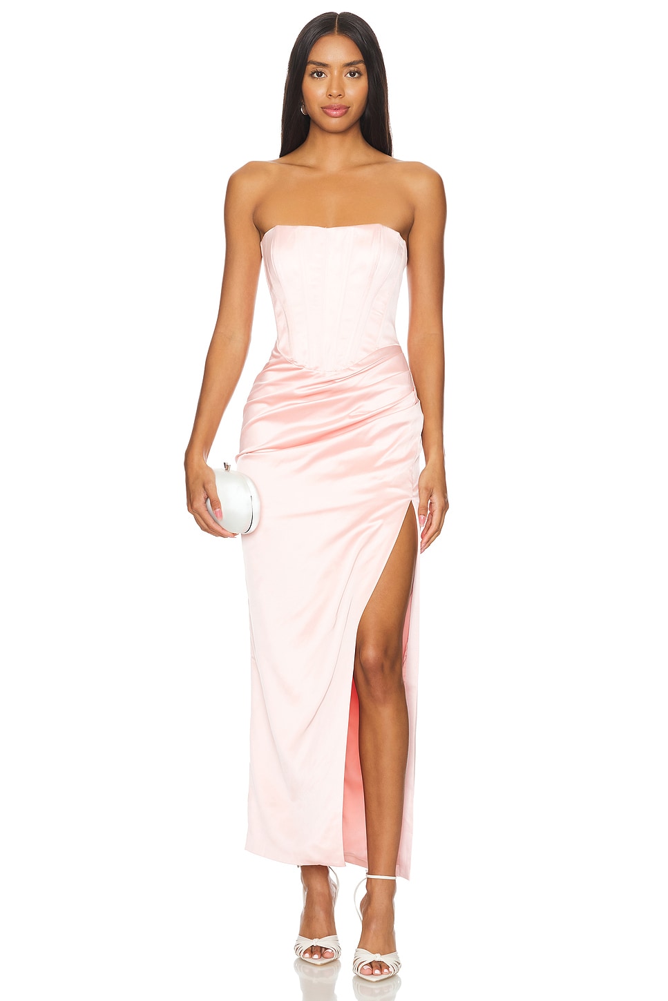 Bardot Everlasting Satin Midi Dress