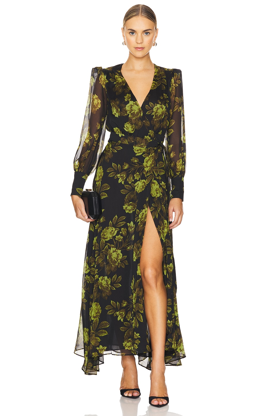 Bardot Lucianna Maxi Wrap Dress