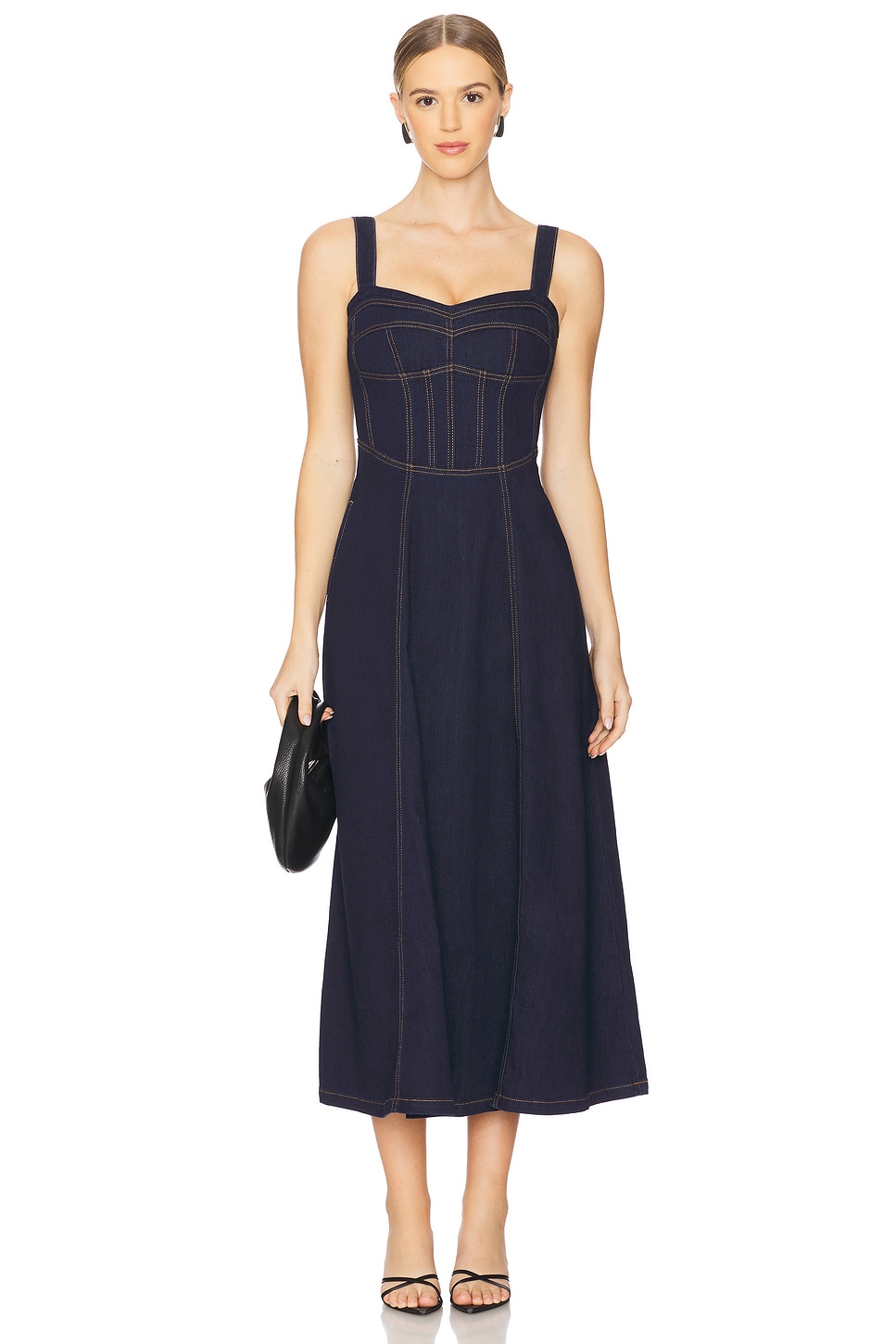 Bardot Lilah Denim Midi Dress