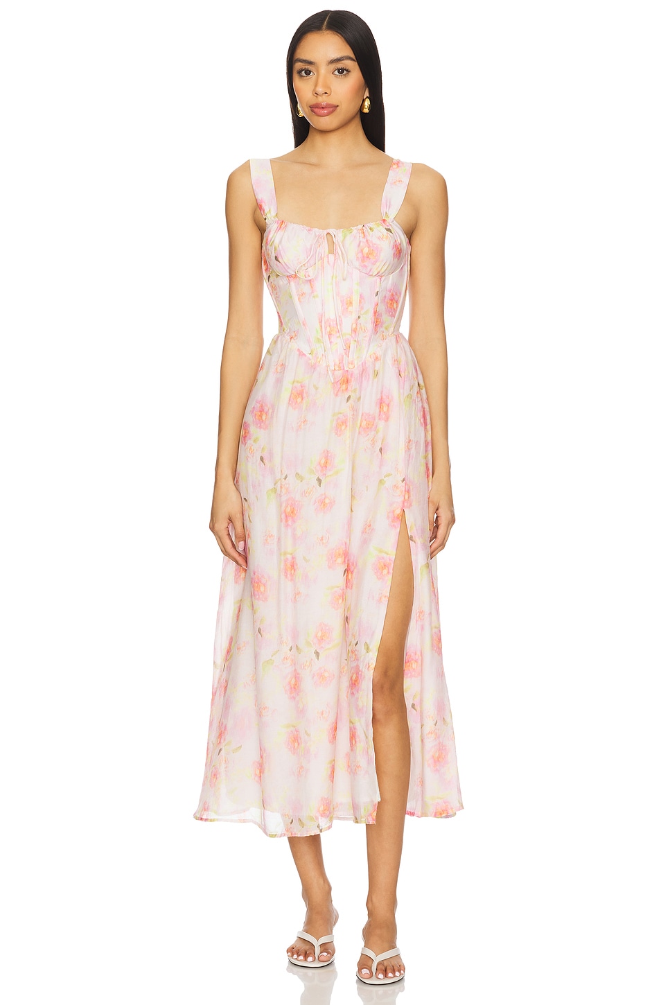 Bardot Esra Printed Midi Dress