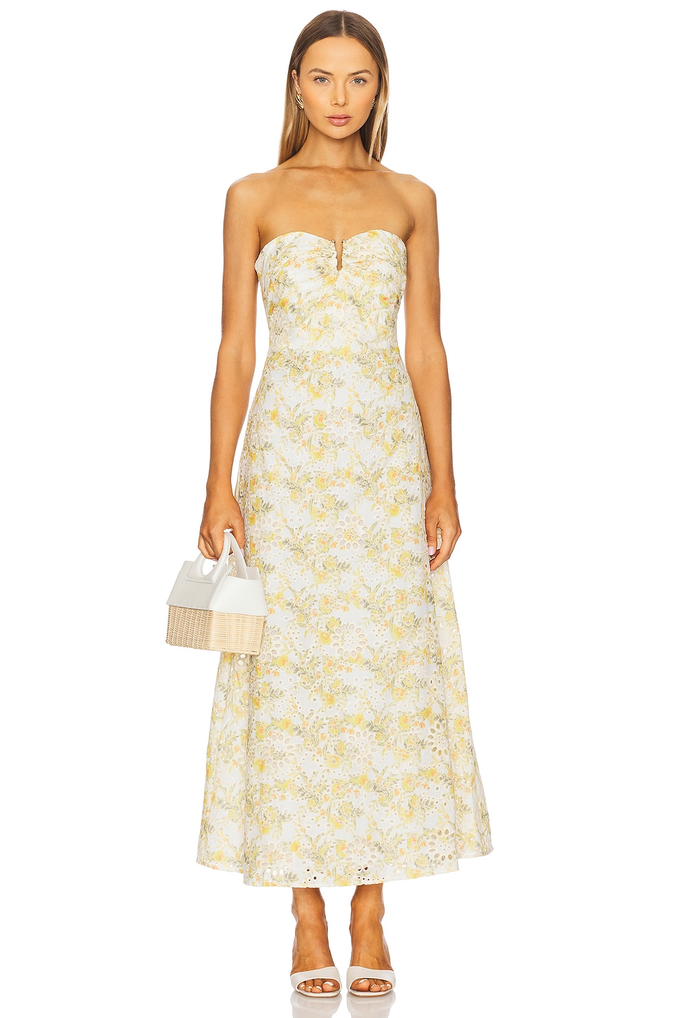 Bardot Lora Broderie Maxi Dress