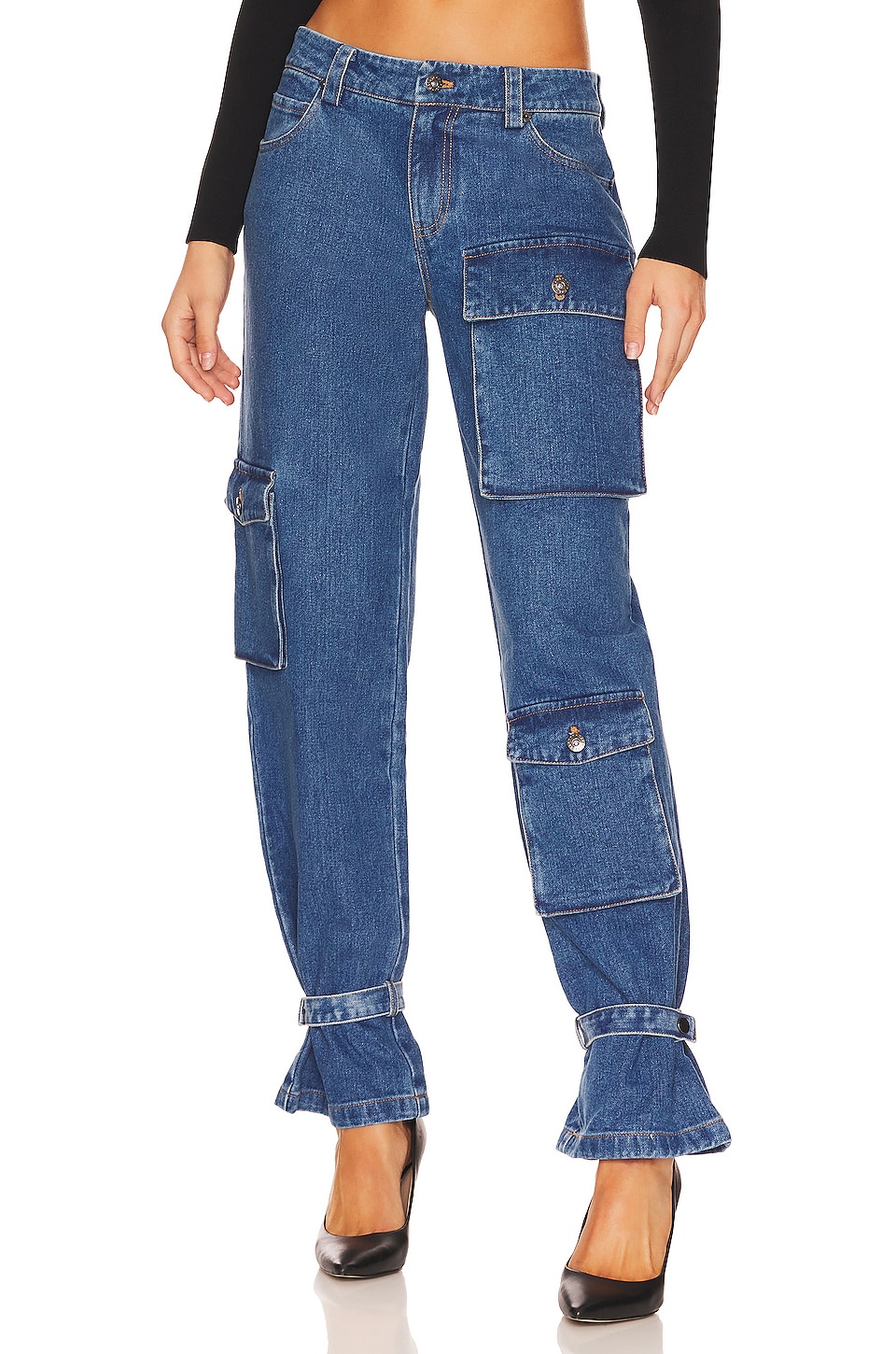 Bardot Denim Cargo Pant