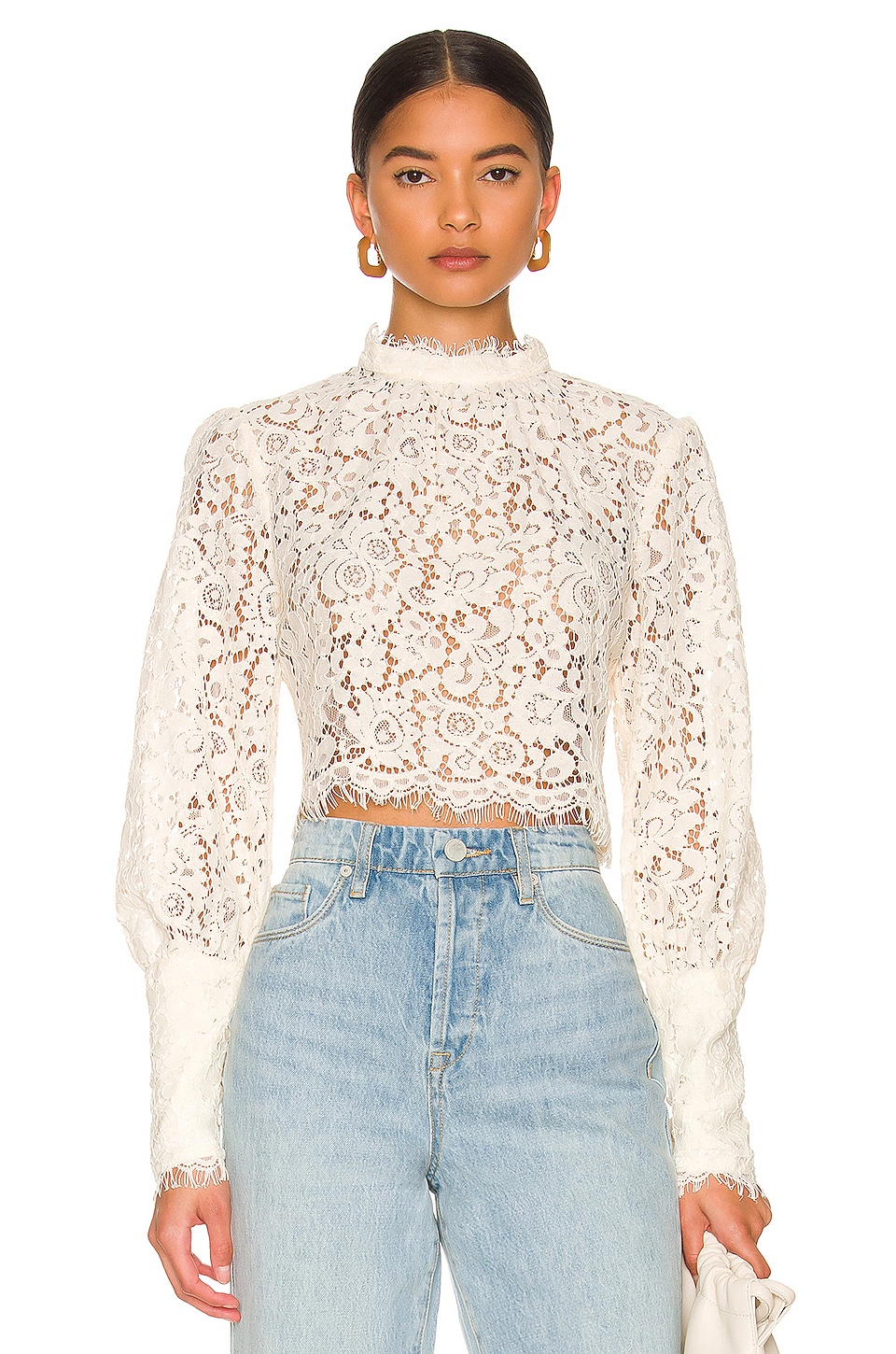 Bardot Georgia Lace Top