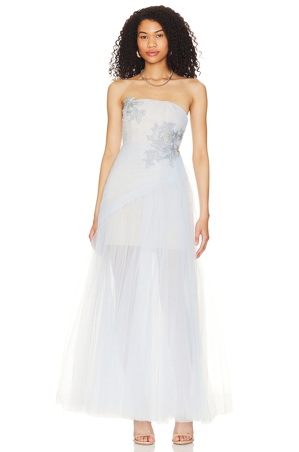 BCBGMAXAZRIA Strapless Gown